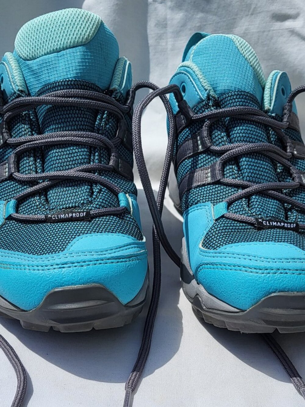 Adidas Sneakers Women's Size 6.5 Climaproof Traxion Blue Grey Hiking Outdoors